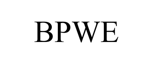Trademark Logo BPWE
