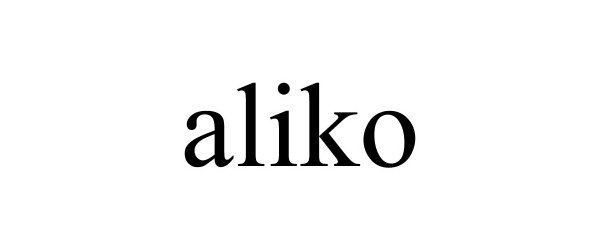  ALIKO