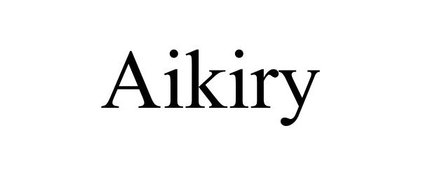 Trademark Logo AIKIRY