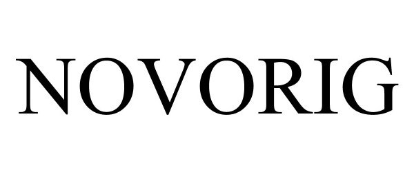 Trademark Logo NOVORIG