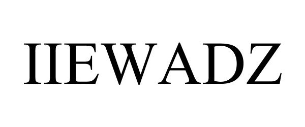 Trademark Logo IIEWADZ