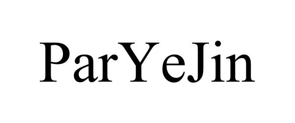 Trademark Logo PARYEJIN