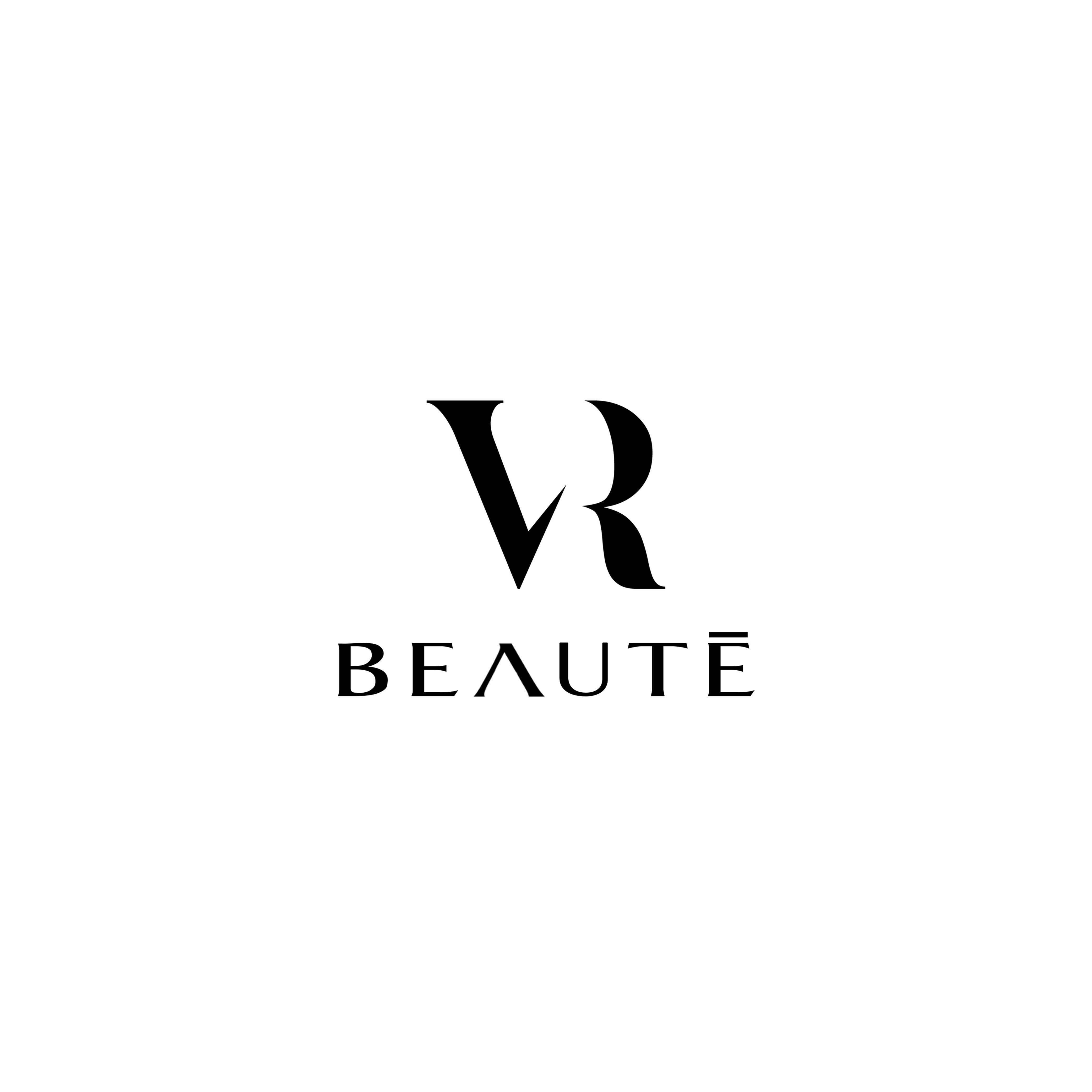  THE LETTERS &quot;RV&quot; AND THE WORD &quot; BEAUTÉ &quot; IN FRENCH. ENGLISH TRANSLATION. &quot; BEAUTY &quot;