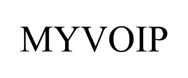 Trademark Logo MYVOIP