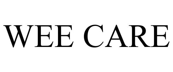 Trademark Logo WEE CARE
