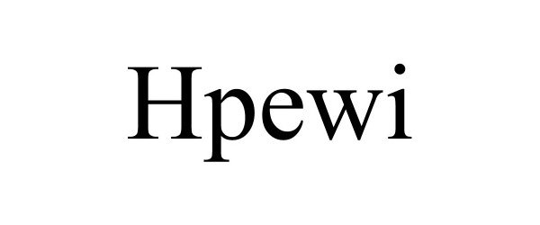 Trademark Logo HPEWI