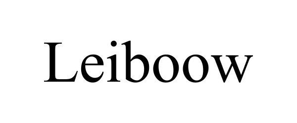 Trademark Logo LEIBOOW