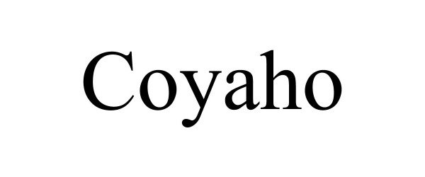 Trademark Logo COYAHO