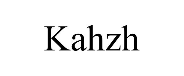  KAHZH