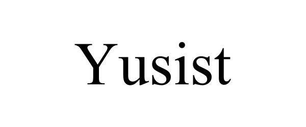 Trademark Logo YUSIST