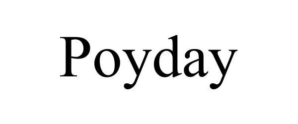 Trademark Logo POYDAY