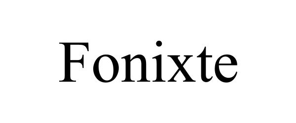 Trademark Logo FONIXTE