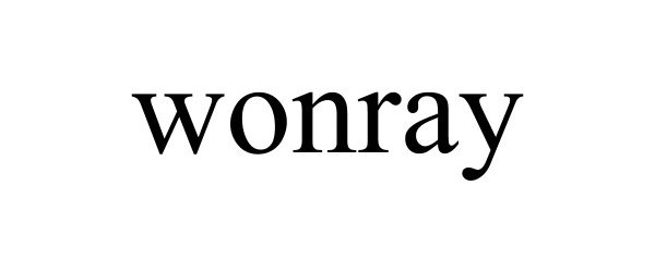 Trademark Logo WONRAY