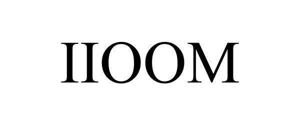 Trademark Logo IIOOM