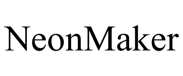 Trademark Logo NEONMAKER