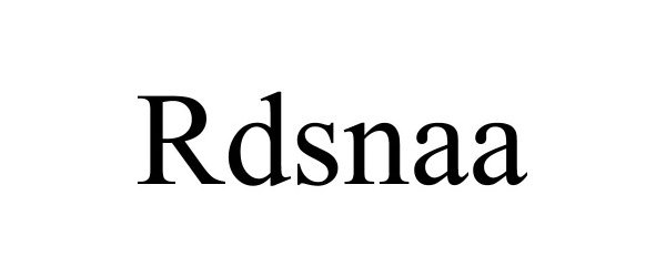 Trademark Logo RDSNAA