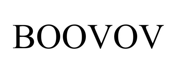 Trademark Logo BOOVOV