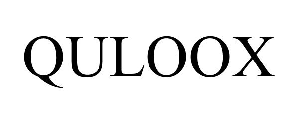 Trademark Logo QULOOX