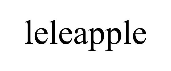 Trademark Logo LELEAPPLE
