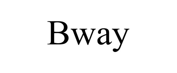 Trademark Logo BWAY
