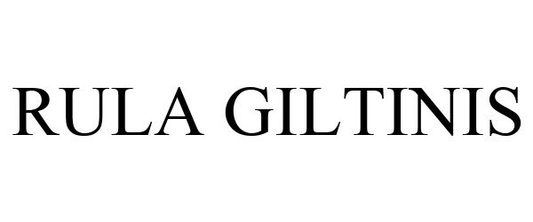 Trademark Logo RULA GILTINIS