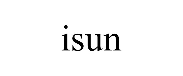 Trademark Logo ISUN
