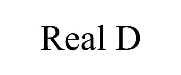 Trademark Logo REAL D