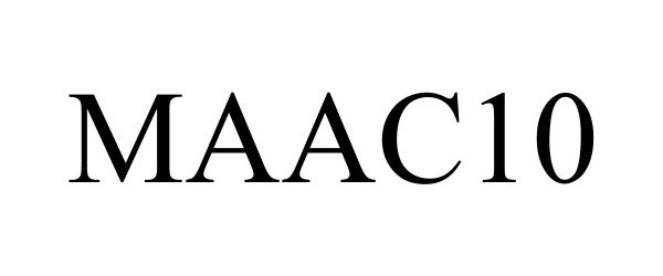Trademark Logo MAAC10