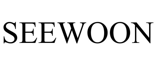 Trademark Logo SEEWOON