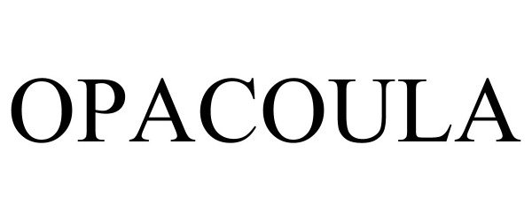 Trademark Logo OPACOULA