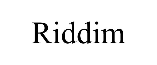  RIDDIM