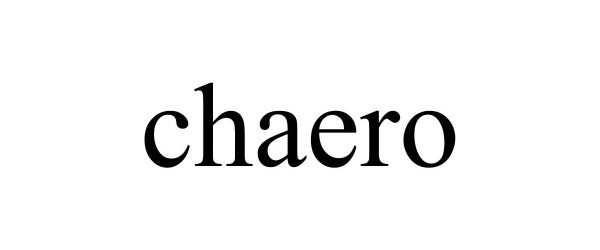  CHAERO