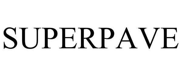 Trademark Logo SUPERPAVE
