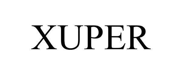 Trademark Logo XUPER