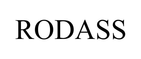 Trademark Logo RODASS