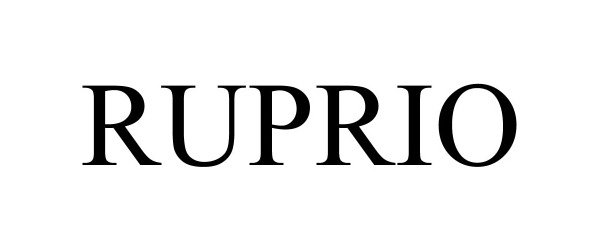 Trademark Logo RUPRIO