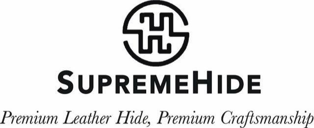 Trademark Logo SH SUPREMEHIDE PREMIUM LEATHER HIDE, PREMIUM CRAFTSMANSHIP