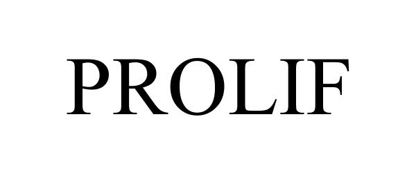 Trademark Logo PROLIF