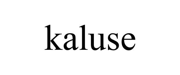 Trademark Logo KALUSE