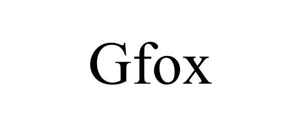 Trademark Logo GFOX