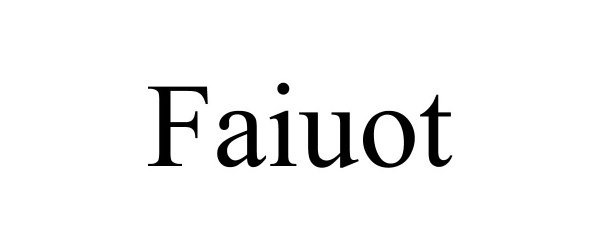 Trademark Logo FAIUOT