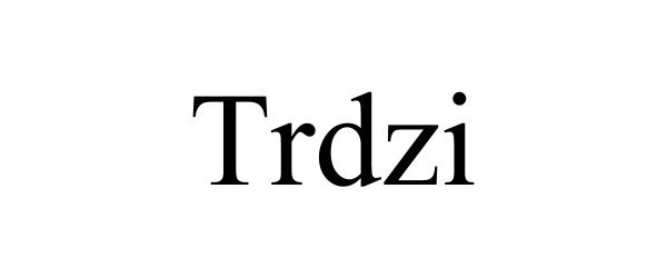 Trademark Logo TRDZI