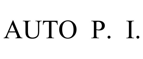 Trademark Logo AUTO P. I.