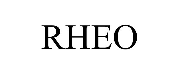 Trademark Logo RHEO
