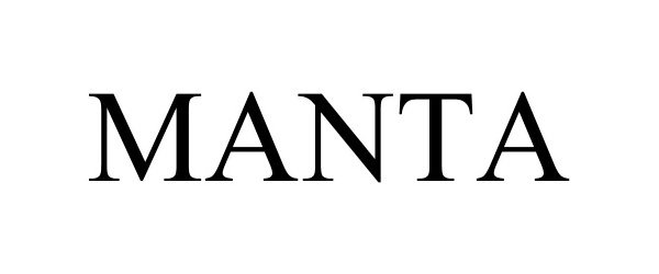 Trademark Logo MANTA