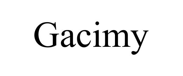 Trademark Logo GACIMY