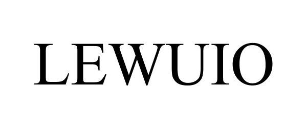 Trademark Logo LEWUIO