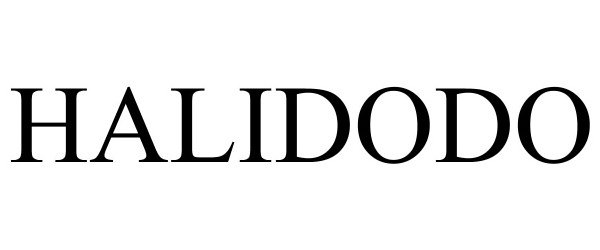 Trademark Logo HALIDODO