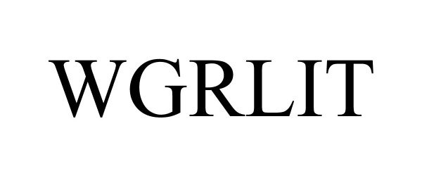 Trademark Logo WGRLIT
