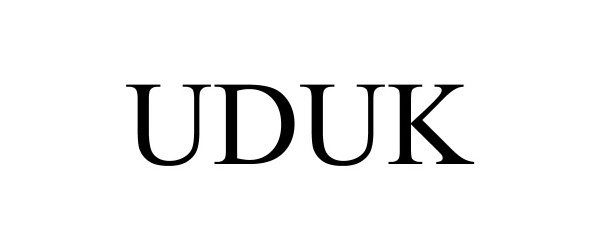 Trademark Logo UDUK